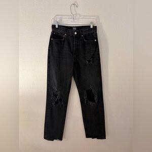 BDG Urban Outfitters black straight leg jeans